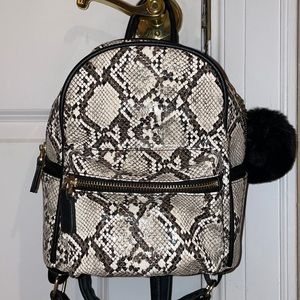 Snake Print backpack